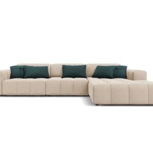 Wohnli Möbelsuche - 4-Sitzer Ecksofa rechts aus Samt