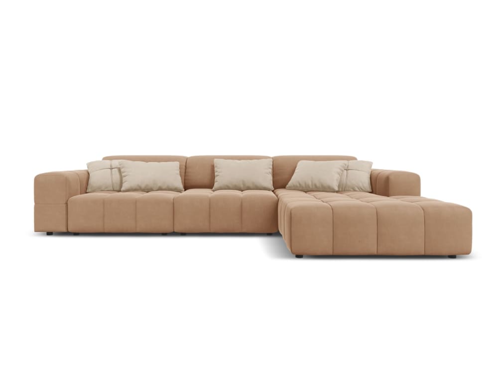 wohnli-moebel-suche-M23174270 Wohnli Möbelsuche - 4-Sitzer Ecksofa rechts aus Samt