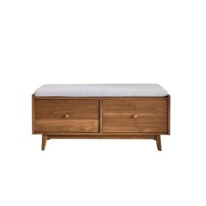 wohnli-moebel-suche-M23174301 Wohnli Möbelsuche - Eingangsbank aus massivem Teakholz und Frotteestoff 120 cm
