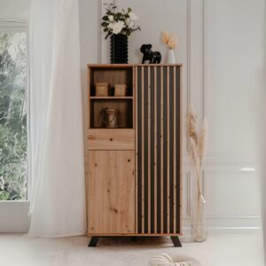 2 Nischen und 1 Schublade H156 cm - -Effekt