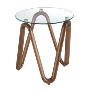 wohnli-moebel-suche-M24001607 Wohnli Möbelsuche - Runder Ecktisch aus gehärtetem Glas und Walnuss