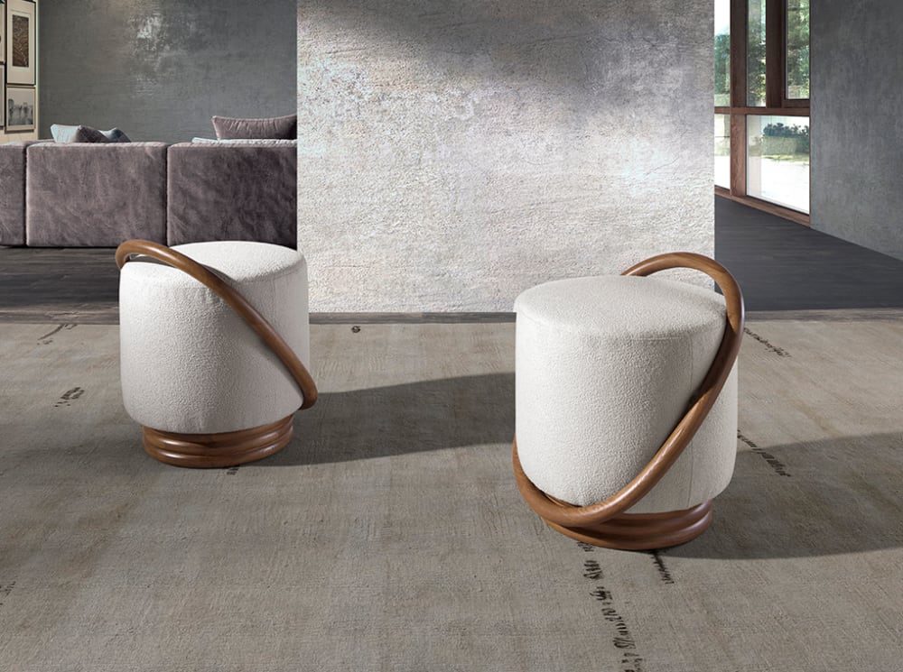 47x54x52cm Stoff Weiß Angel Cerda Sofas und Sessel Sessel, Poufs und Fußbänke Sitzsäcke