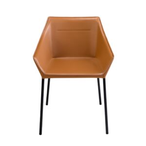 wohnli-moebel-suche-M24002197-1 Brauner Kunstlederstuhl 60x79x62cm PVC - Polyvinlychlorid Braun Angel Cerda Möbel Esszimmermöbel Stühle