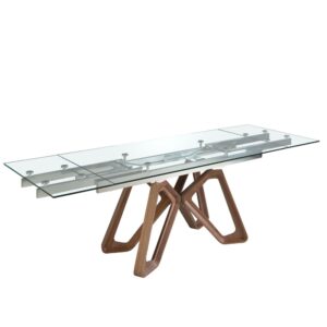 wohnli-moebel-suche-M24002229 Wohnli Möbelsuche - Ausziehbarer Esstisch Rechteckig gehärtetes Glas