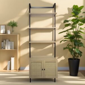 2 Türen mit Rohrgeflecht