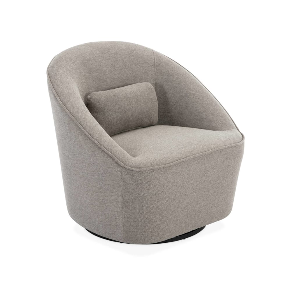 wohnli-moebel-suche-M24003354 Wohnli Möbelsuche - 360° drehbarer Sessel mit Stoffbezug in taupe