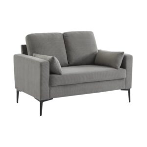 wohnli-moebel-suche-M24003420 Wohnli Möbelsuche - 2-Sitzer-Sofa mit Cordbezug in hellgrau