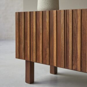 TV-Schrank aus massivem Mangoholz 140 cm 140x55x40cm Holz Braun Tikamoon Möbel Wohnzimmermöbel TV-Möbel