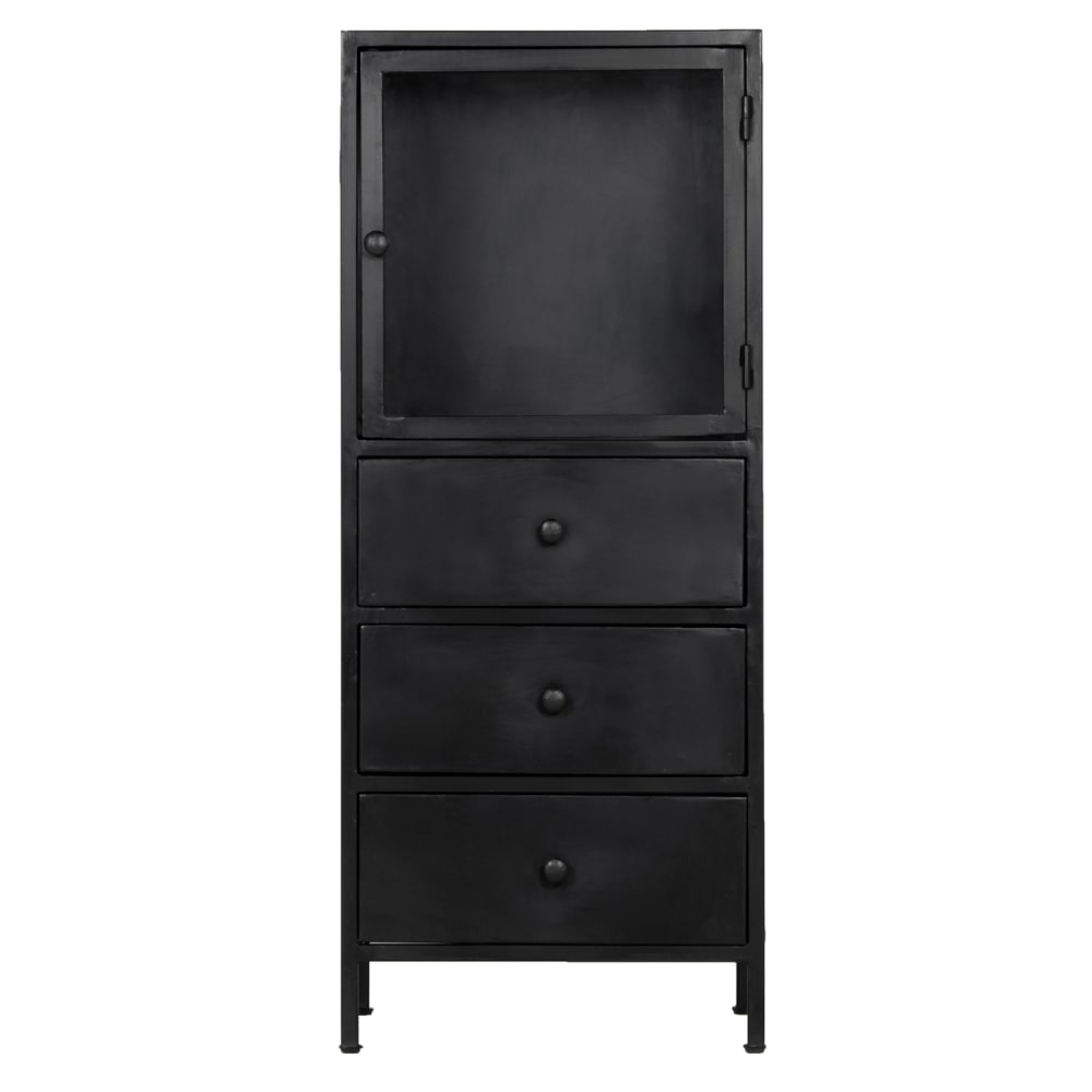 wohnli-moebel-suche-M24006977 Wohnli Möbelsuche - Vitrine aus Metall 50x35x120cm