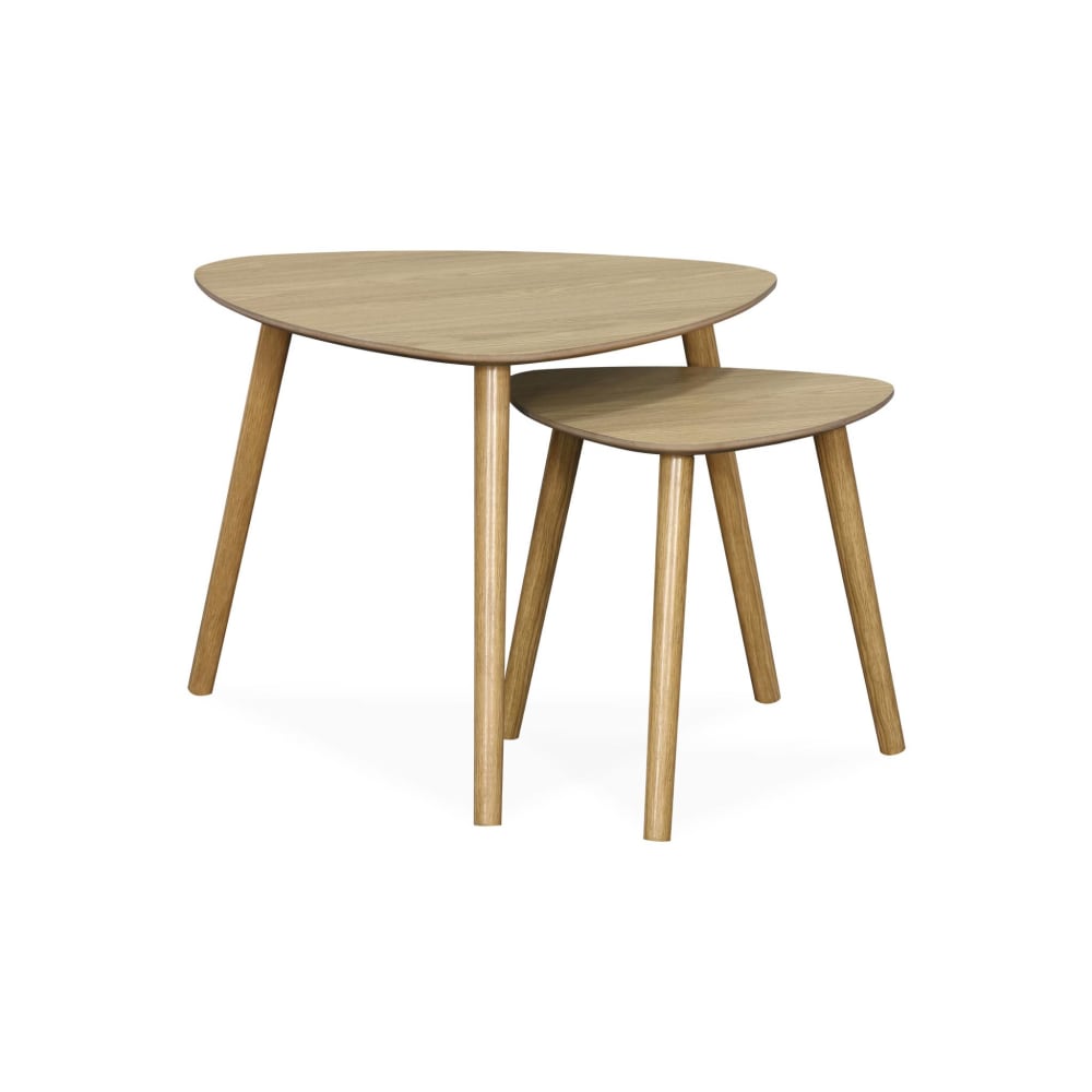 wohnli-moebel-suche-M24010278 Wohnli Möbelsuche - 2er Set Couchtische mit naturfarbenem Holzdekor