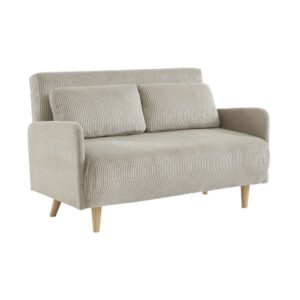 Wohnli Möbelsuche - 2-Sitzer-Sofa mit graubeigem Cordbezug