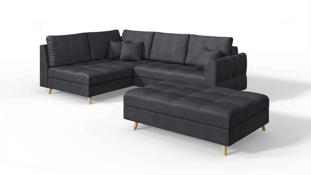 wohnli-moebel-suche-M24011530 Wohnli Möbelsuche - Skandinavisches Ecksofa mit Hocker aus Mikrofaser-Stoff