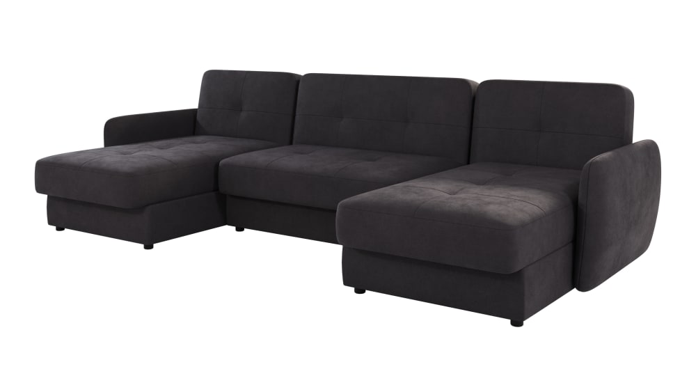 wohnli-moebel-suche-M24011551 Wohnli Möbelsuche - Wohnlandschaft mit Schlaffunktion aus Mikrofaser-Stoff