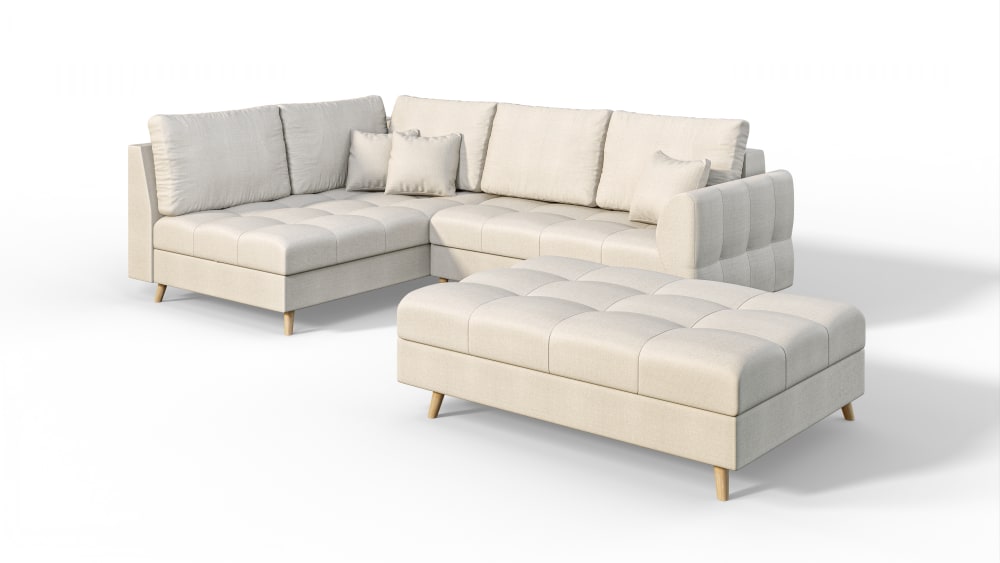 wohnli-moebel-suche-M24011558 Wohnli Möbelsuche - Skandinavisches Ecksofa mit Hocker aus Mikrofaser-Stoff