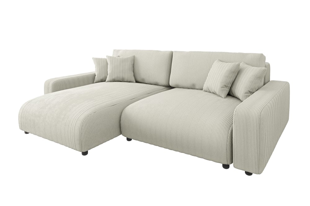 wohnli-moebel-suche-M24011592 Wohnli Möbelsuche - Ecksofa mit Schlaffunktion und Bettkasten in Beige Cord-Stoff