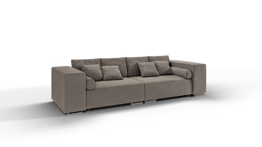 wohnli-moebel-suche-M24011596 Wohnli Möbelsuche - Modernes Big Schlafsofa 5-Sitzer aus Mikrofaser-Stoff