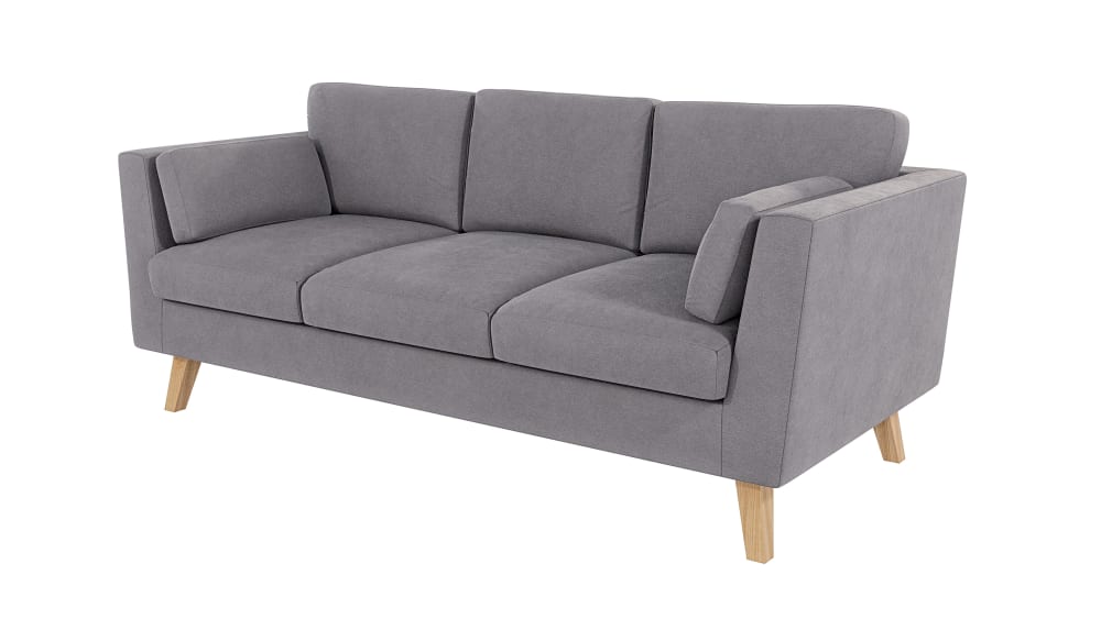 wohnli-moebel-suche-M24011602 Wohnli Möbelsuche - Skandinavisches Sofa 3-Sitzer aus Mikrofaser-Stoff