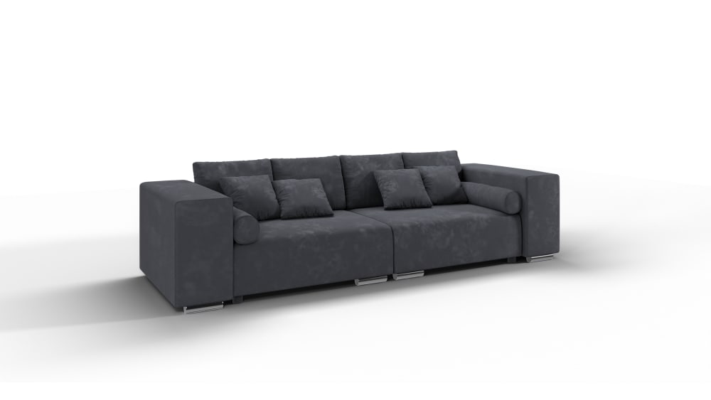 wohnli-moebel-suche-M24011610 Wohnli Möbelsuche - Modernes Big Schlafsofa 5-Sitzer aus Mikrofaser-Stoff