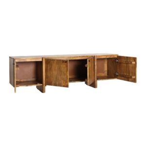 wohnli-moebel-suche-M24012443-1 Fernsehschrank aus Mangoholz in brauner Farbe 170x40x51cm 170x51x40cm Holz Braun Kodu Möbel Wohnzimmermöbel TV-Möbel