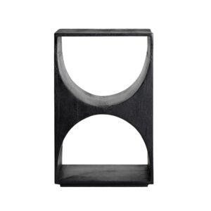wohnli-moebel-suche-M24012461-1 Mangoholz beistelltisch in schwarzer farbe 35x30x55cm 35x55x30cm Holz Schwarz Kodu Möbel Wohnzimmermöbel Beistelltische