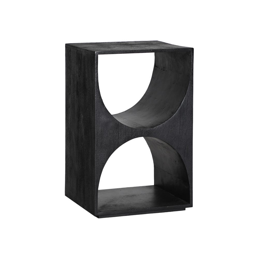 wohnli-moebel-suche-M24012461 Wohnli Möbelsuche - Mangoholz beistelltisch in schwarzer farbe 35x30x55cm