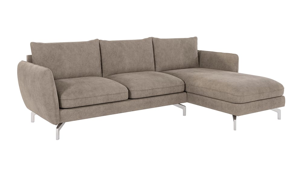 wohnli-moebel-suche-M24012763 Wohnli Möbelsuche - Modernes Ecksofa mit Ottomane aus Mikrofaser-Stoff
