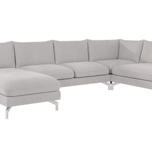 wohnli-moebel-suche-M24013075 Wohnli Möbelsuche - Wohnlandschaft mit Silber-Füßen aus Mikrofaser-Stoff