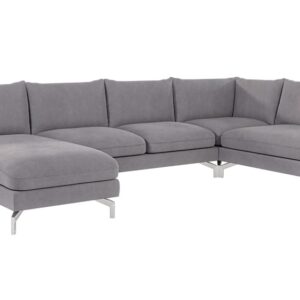 wohnli-moebel-suche-M24013076 Wohnli Möbelsuche - Wohnlandschaft mit Silber-Füßen aus Mikrofaser-Stoff
