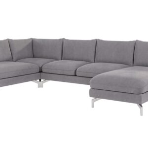 wohnli-moebel-suche-M24013078 Wohnli Möbelsuche - Wohnlandschaft mit Silber-Füßen aus Mikrofaser-Stoff