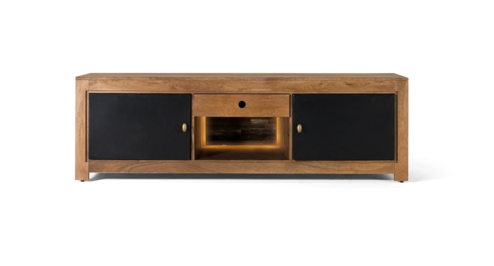 wohnli-moebel-suche-M24013229 Wohnli Möbelsuche - TV-Schrank aus Mangoholz und Metall