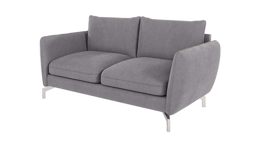 Wohnli Möbelsuche - Modernes Sofa 2-Sitzer aus Mikrofaser-Stoff