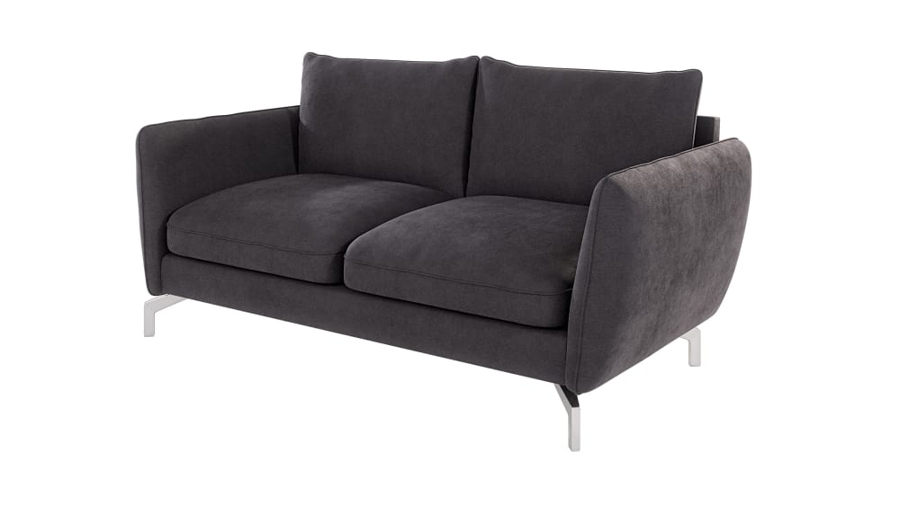 Wohnli Möbelsuche - Modernes Sofa 2-Sitzer aus Mikrofaser-Stoff