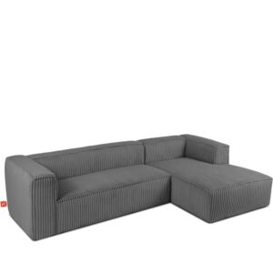 wohnli-moebel-suche-M24013455 Wohnli Möbelsuche - Modernes Ecksofa Rechts aus breitem Cordstoff