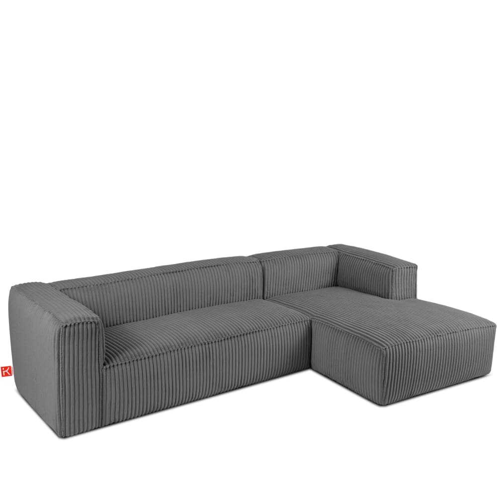 wohnli-moebel-suche-M24013455 Wohnli Möbelsuche - Modernes Ecksofa Rechts aus breitem Cordstoff