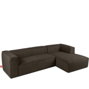 wohnli-moebel-suche-M24013475 Wohnli Möbelsuche - Modernes Ecksofa Rechts aus breitem Cordstoff
