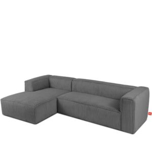 wohnli-moebel-suche-M24013537 Wohnli Möbelsuche - Modernes Ecksofa Links aus breitem Cordstoff