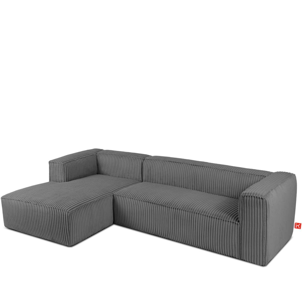 wohnli-moebel-suche-M24013537 Wohnli Möbelsuche - Modernes Ecksofa Links aus breitem Cordstoff