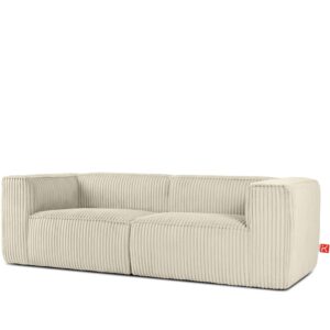Wohnli Möbelsuche - Modernes 3-Sitzer-Sofa aus breitem Cordstoff