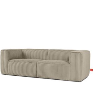 Wohnli Möbelsuche - Modernes 3-Sitzer-Sofa aus breitem Cordstoff