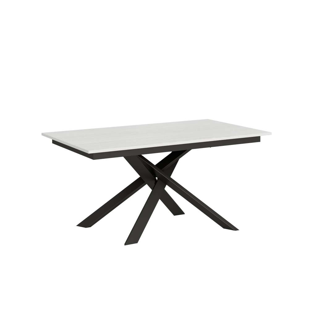 wohnli-moebel-suche-M24014770 Wohnli Möbelsuche - Ausziehtisch 90x160/220 cm in Holzoptik Esche weiß