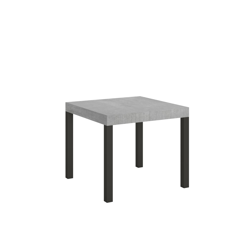 Wohnli Möbelsuche - Ausziehtisch 90x90/246 cm in Holzoptik Zementgrau