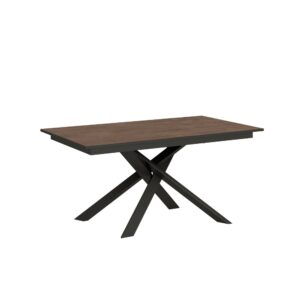wohnli-moebel-suche-M24014811 Wohnli Möbelsuche - Ausziehtisch 90x160/220cm in Holzoptik Nussbaumbraun/Grau