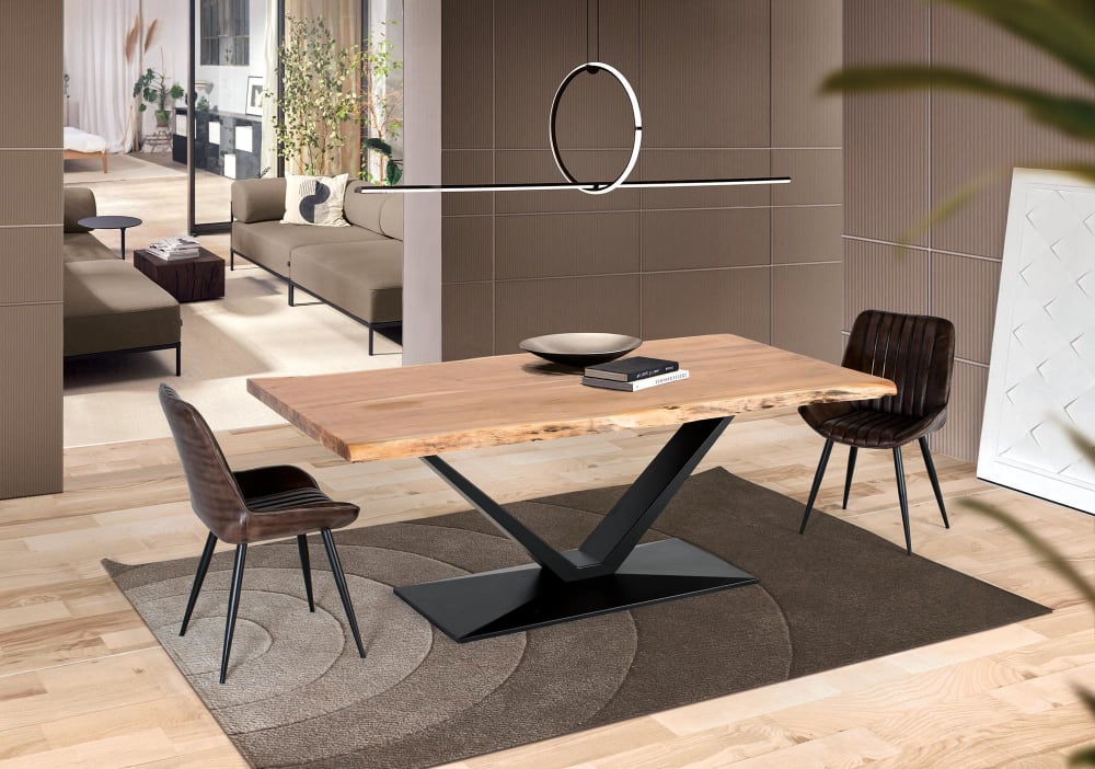 wohnli-moebel-suche-M24014947-1 200x77x100cm Holz Braun GINER Y COLOMER Möbel Esszimmermöbel Esstische