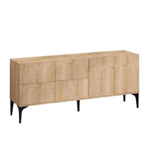 wohnli-moebel-suche-M24016014 Wohnli Möbelsuche - Buffet mit 6 Türen Eiche Saphir Dekor L180 cm