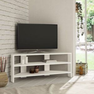 wohnli-moebel-suche-M24016077-1 TV-Möbel aus 110 x 36 x 45 cm weiss 110x45x36cm Holz Weiß Habitat & Jardin Möbel Wohnzimmermöbel TV-Möbel