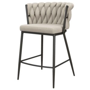 Wohnli Möbelsuche - Barsessel aus Stoff und Metall