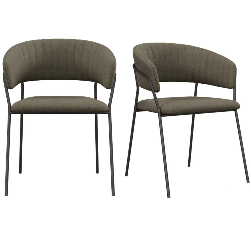 wohnli-moebel-suche-M24016494 Wohnli Möbelsuche - 2er Set Tischsessel aus Stoff und Metall