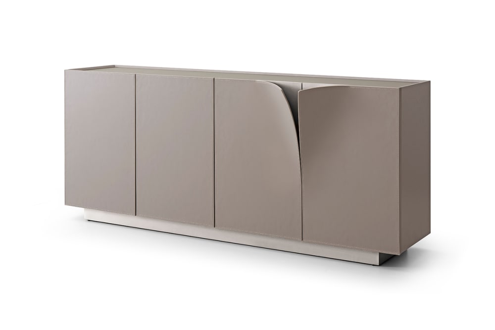 Wohnli Möbelsuche - Sideboard aus Holz und Kunstleder