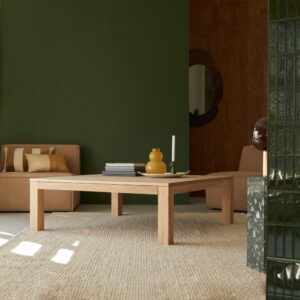 125x42x125cm Holz Beige Tikamoon Möbel Wohnzimmermöbel Couchtische