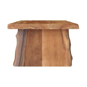 wohnli-moebel-suche-M24020836-1 Rechteckiger Couchtisch aus recyceltem Teakholz 90x41x62cm Holz Braun Rendez-Vous Déco Möbel Wohnzimmermöbel Couchtische